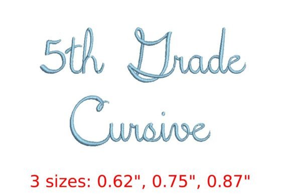 5th Grade Cursive: A Boutique Embroidery Review