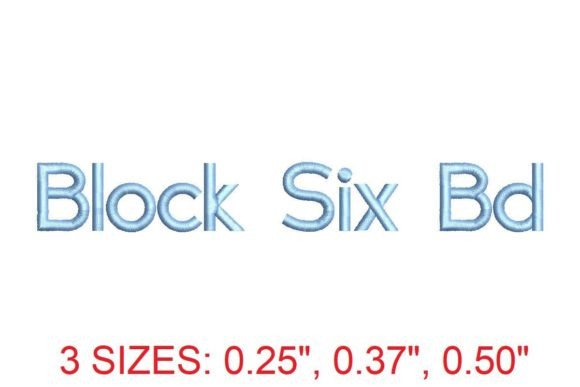 Block Six Bold Embroidery Font: Bold Seasonal Stitching Review