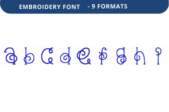 Designer Review: Vine Nouveau Font Lowercase a to i