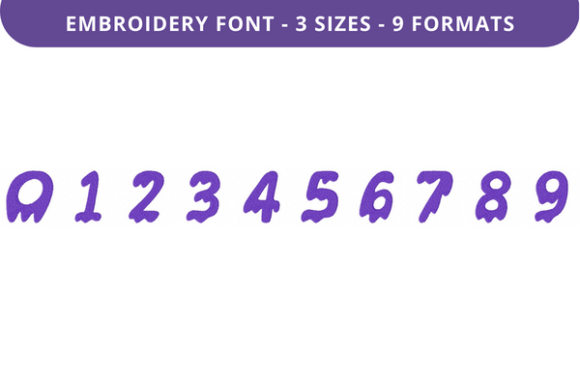 Drippy Ghost Font 0 to 9: Honest Embroidery Review