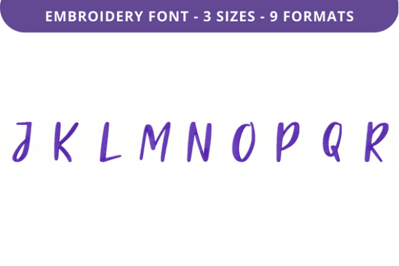 Emma Jean Font J to R: Real Stitch Test & Design Review