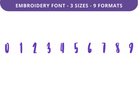 Fifty First Dates Font 0 to 9: Seasonal Embroidery Review