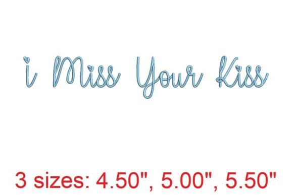 I Miss Your Kiss: A Font for Heartfelt Holiday Stitching