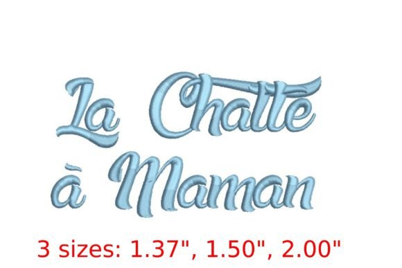 La Chatte a Maman Font