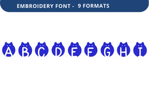 Skulls and Kitties Font A to I: Seasonal Embroidery Review