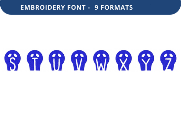 Skulls and Kitties Font Lowercase S to Z Review