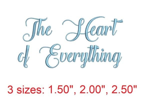 The Heart of Everything Embroidery Font Review