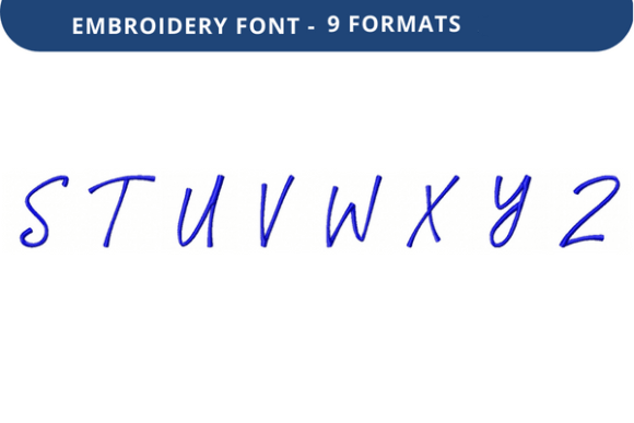 Victorina Font S to Z Review for Holiday Embroidery